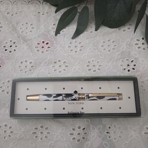 Kate Spade Black and Gold Ballpoint Pen